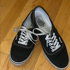 Size 7.5 Black Vans